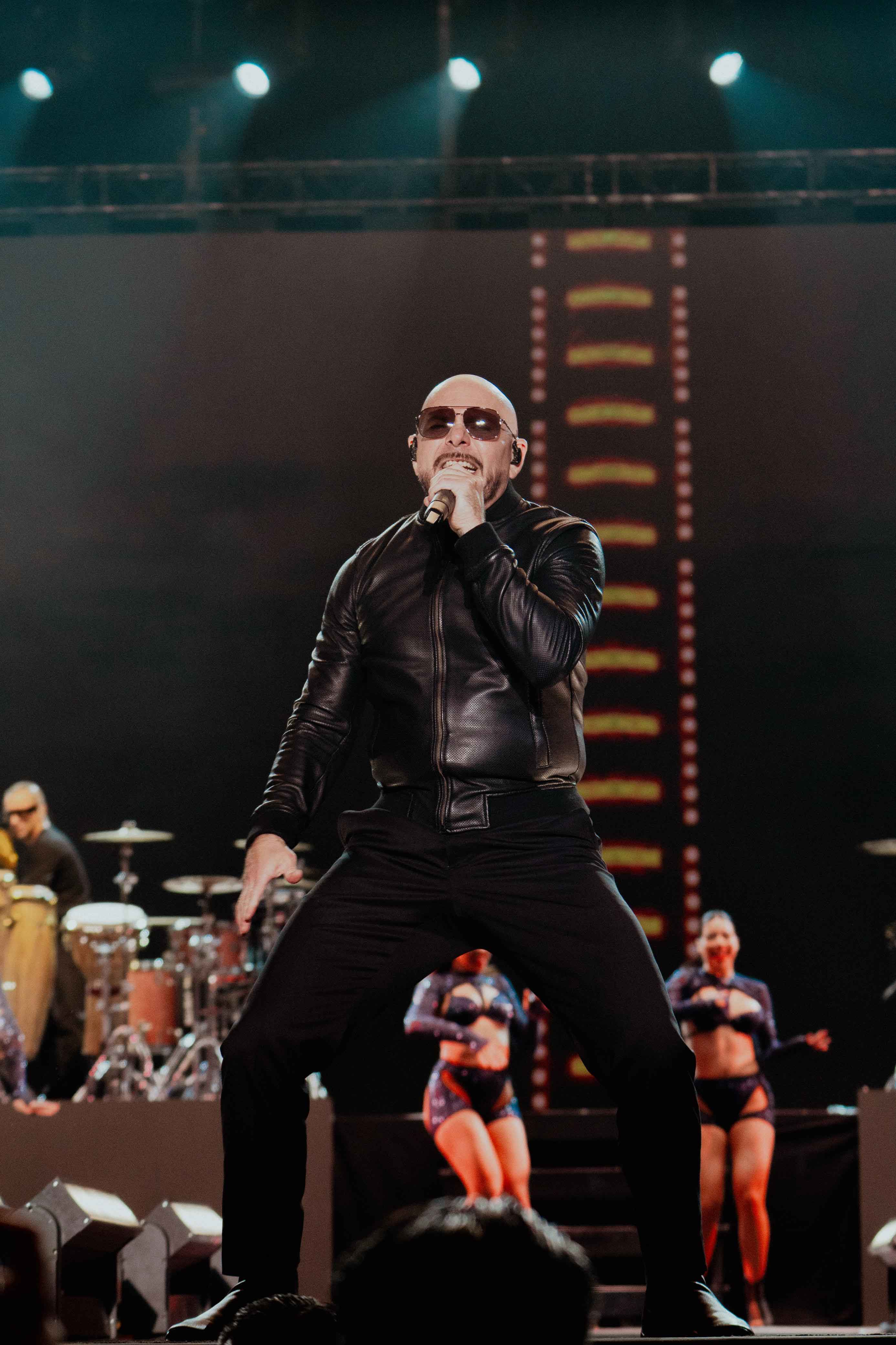 Miles de fans cantaron y bailaron con Pitbull