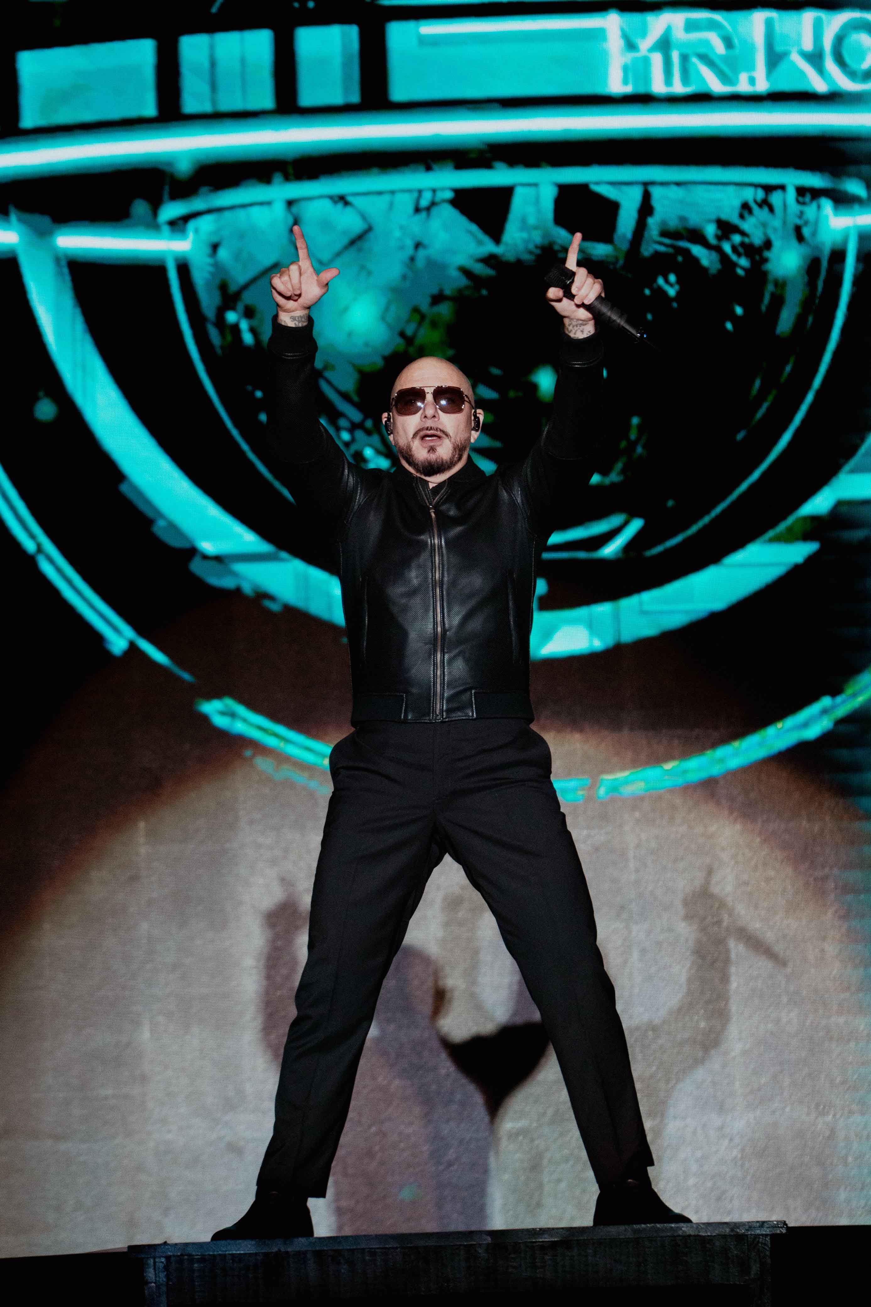 Miles de fans cantaron y bailaron con Pitbull