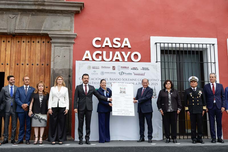 Puebla arrancó los festejos por el 215 Aniversario de la Independencia de México