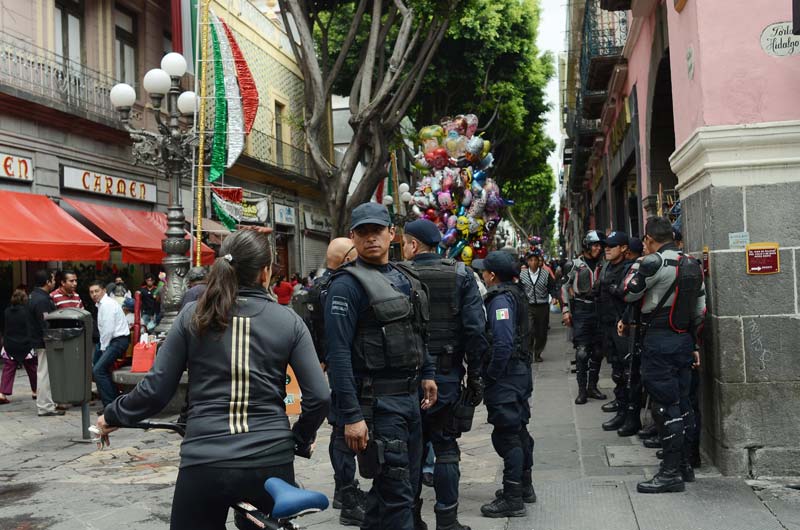 Puebla refuerza seguridad para fiestas patrias con 3 mil elementos