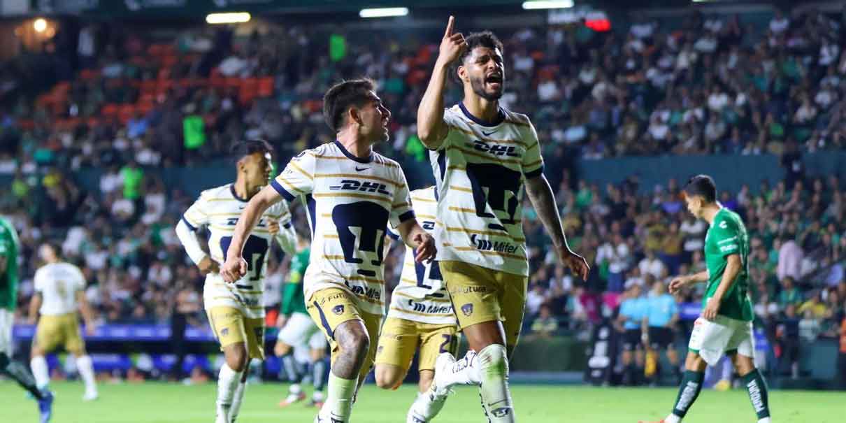 Pumas vence a León y se coloca en la lucha por el Play-In