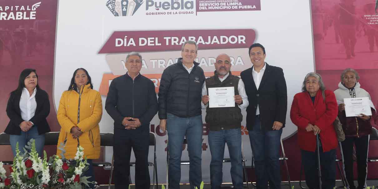 Reconoce José Chedraui a personal en el marco del Día del Trabajador del Servicio de Limpia