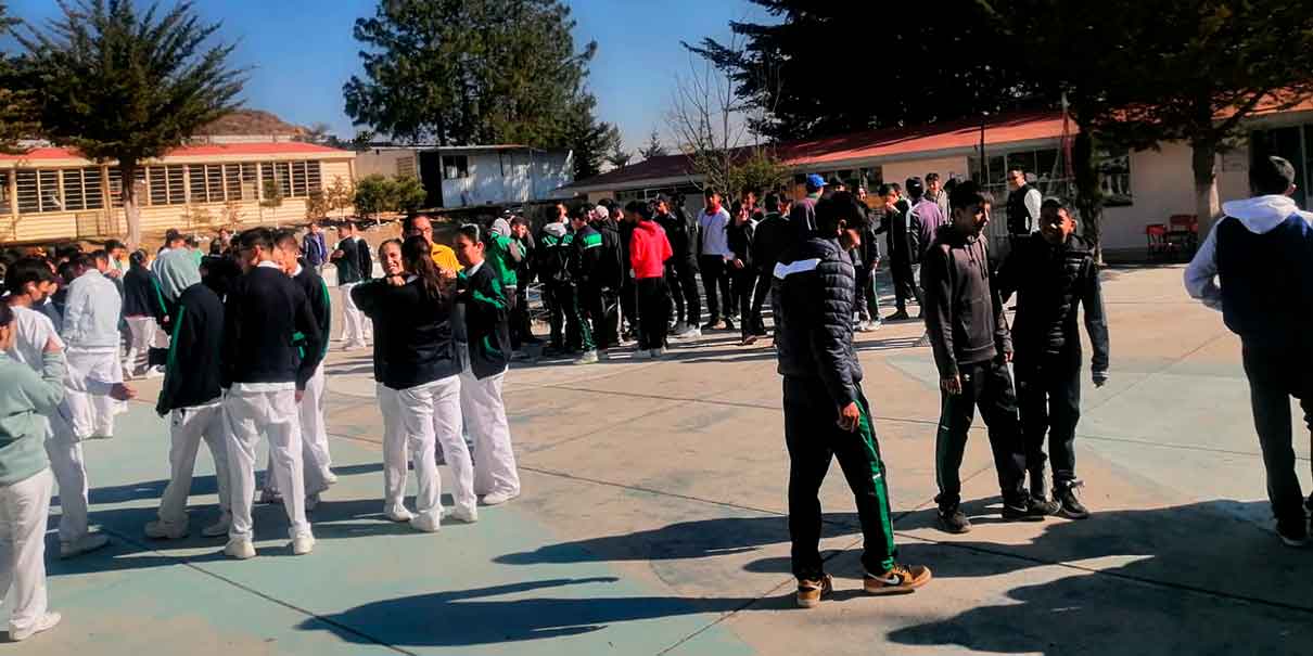 Simulacro en Serdán