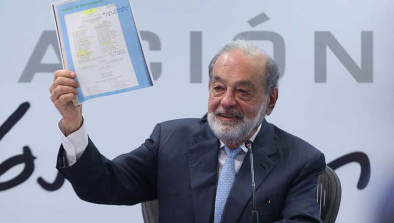 Slim y Pemex firman contrato de $1,991 mdd para nueva perforación petrolera