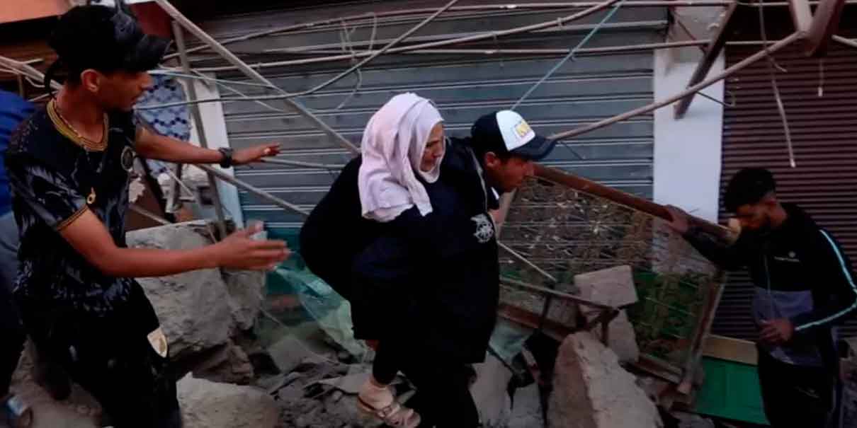 TERREMOTO sacude a Marruecos suman más de MIL MUERT0S