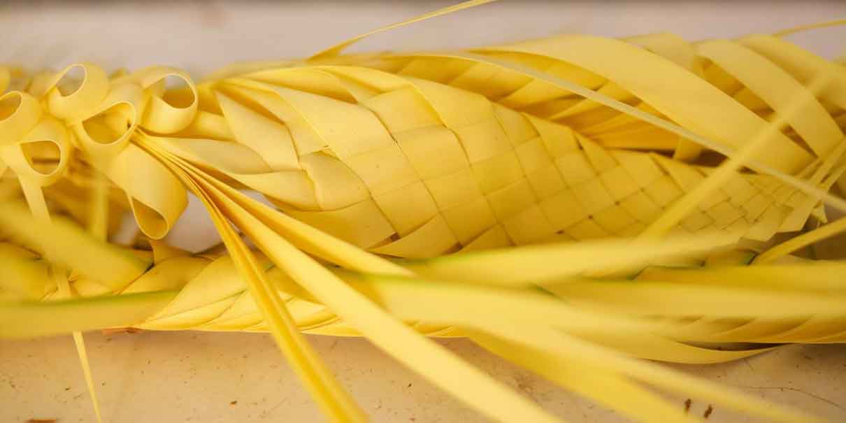 Tejido de palma, una tradición viva en Santa María Tonantzintla