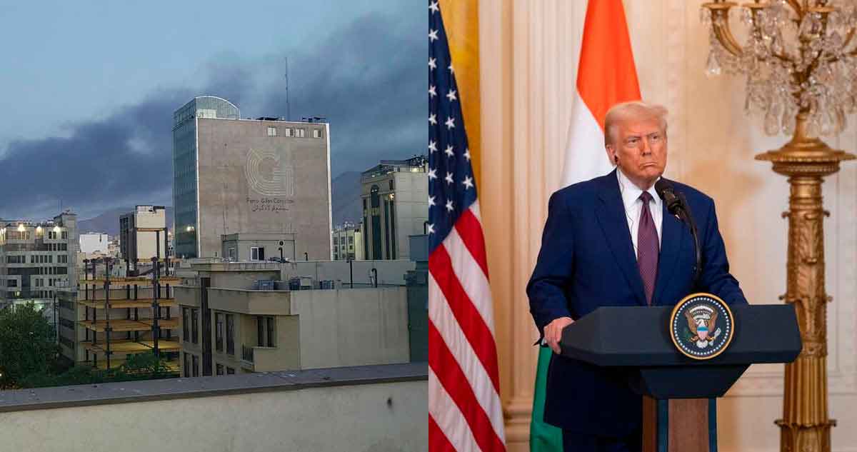 “Evacúen Teherán ya”: advertencia de Trump tras bombardeos israelíes en Irán