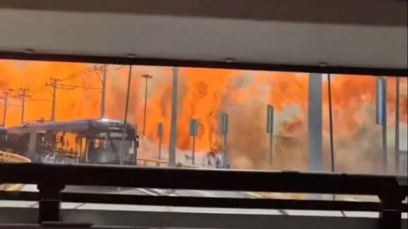 VIDEOS INÉDITOS revelan la explosión de pipa en Puente de la Concordia, CDMX