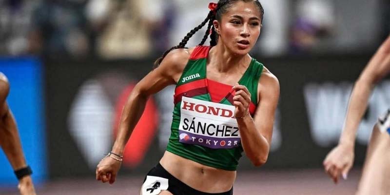 Velocista mexicana Miriam Sánchez marca historia en el Mundial de Atletismo