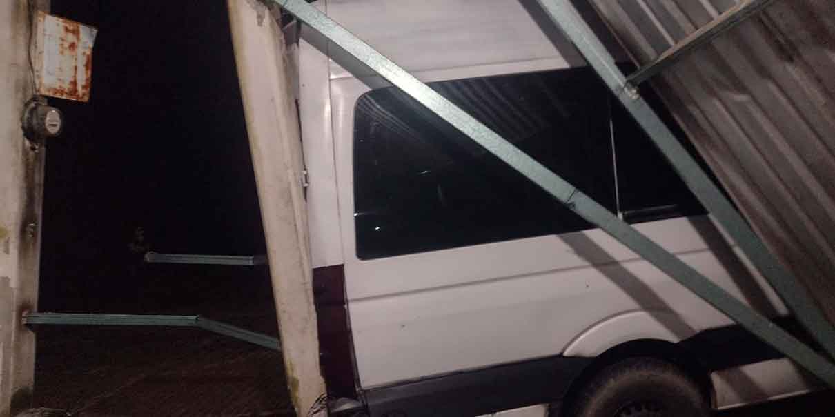 Accidente de combi en Xicotepec