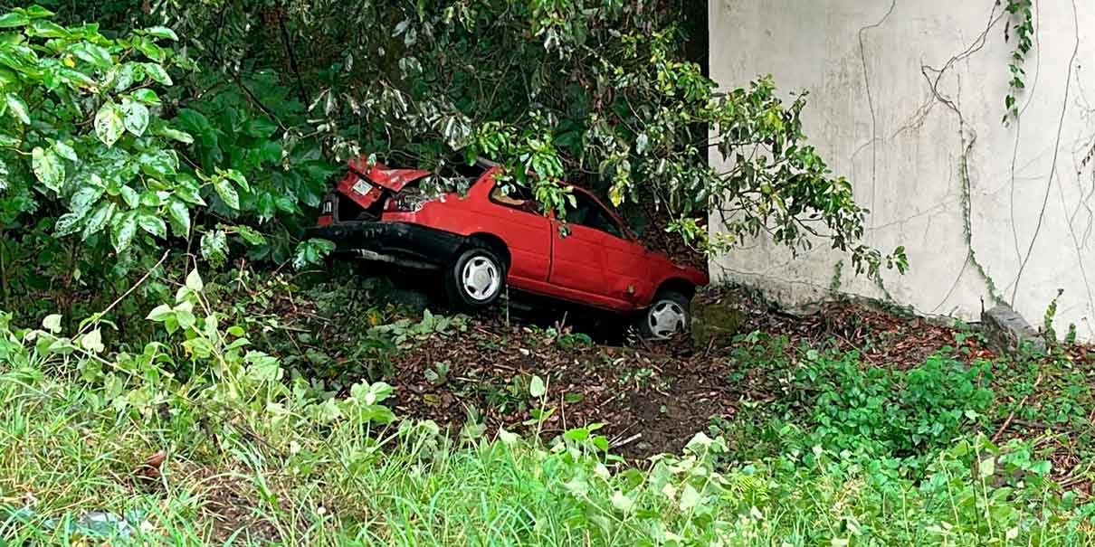 Accidente vial en Xicotepec