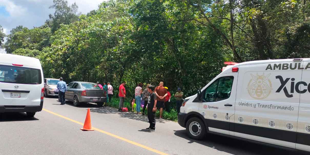 Accidente en la Sierra Norte