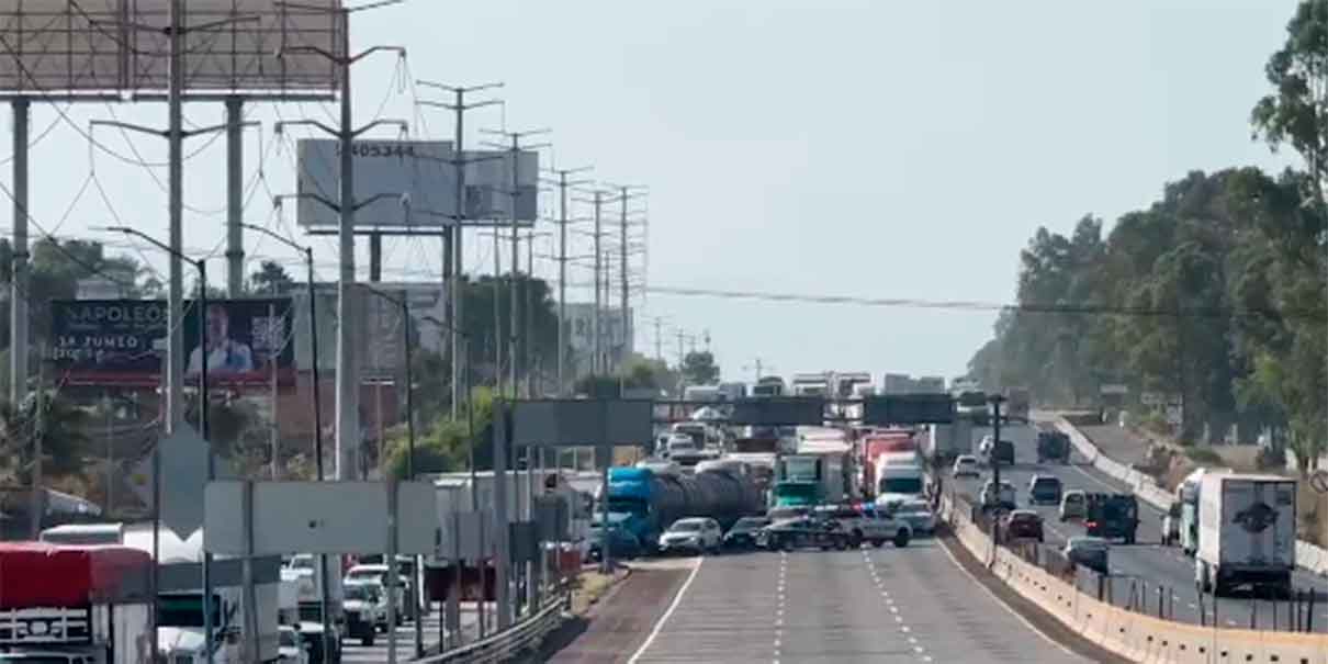 Bloqueos en la México-Puebla