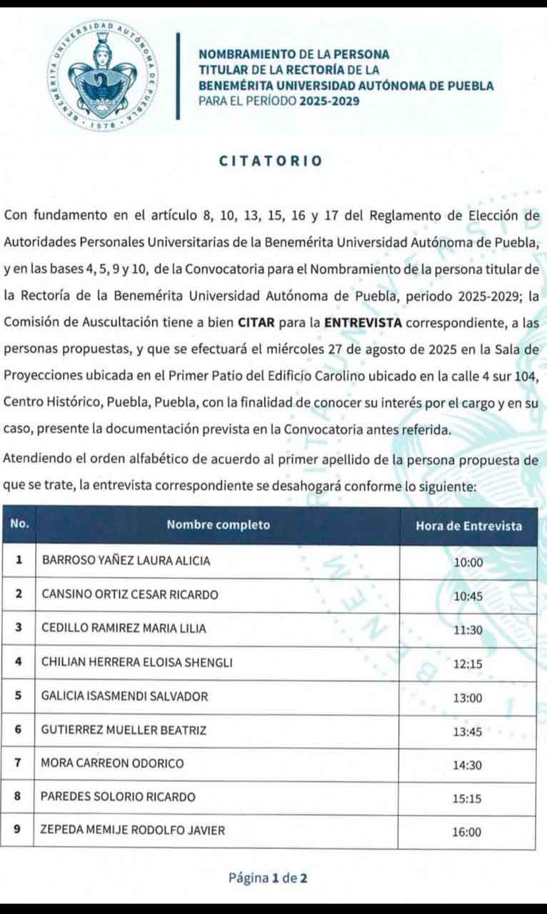 Lista aspirantes