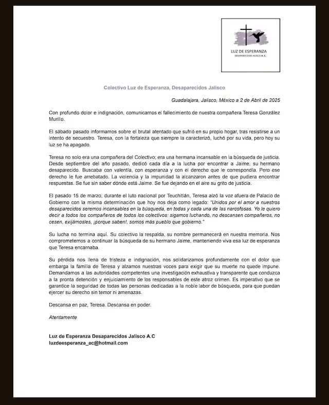 madre buscadora