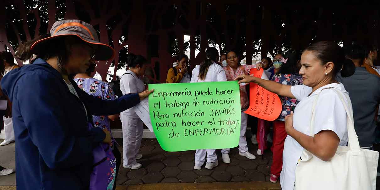Enfermerías protestan