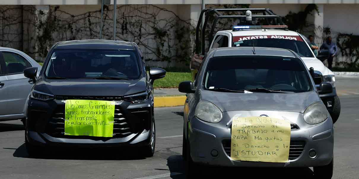 Operativo contra taxis piratas