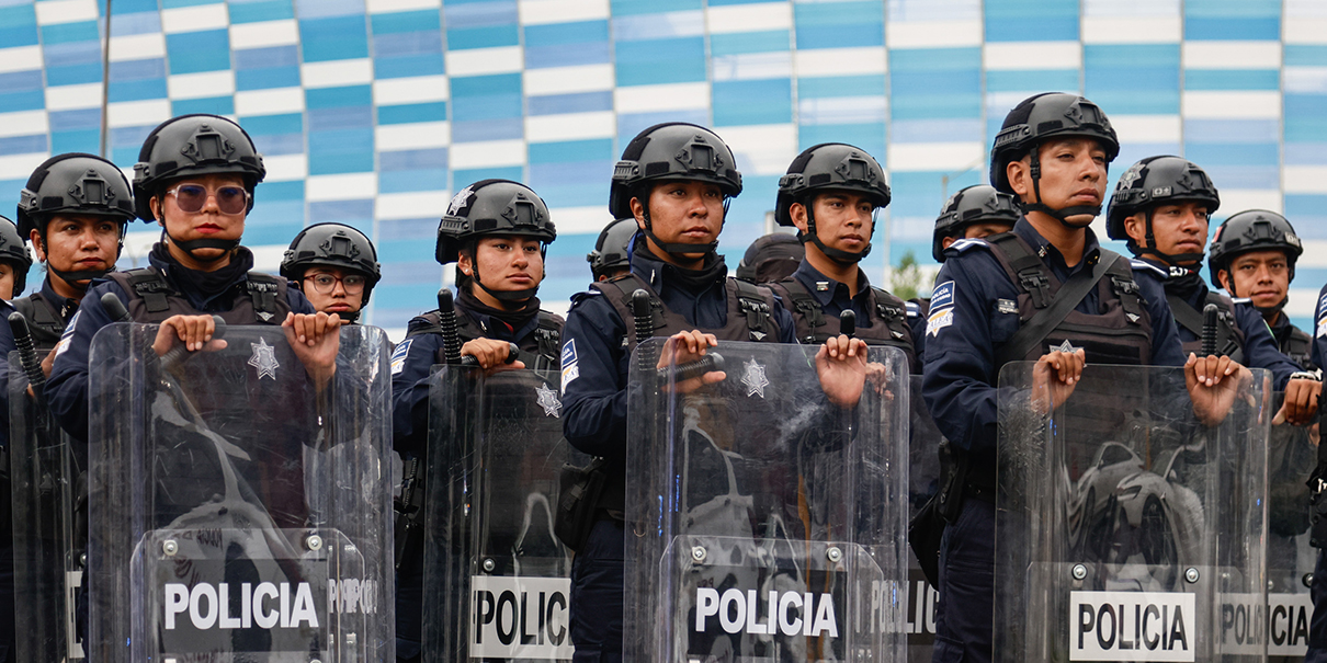 Policías de Puebla
