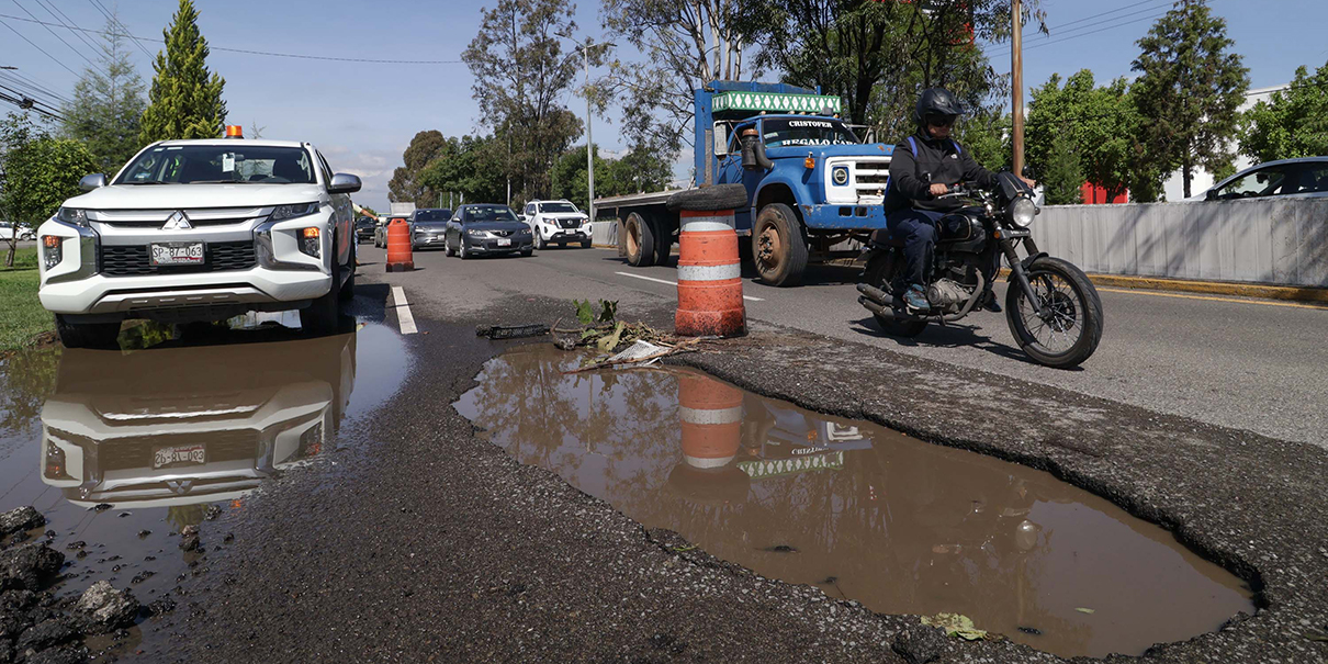 Socavón en Puebla