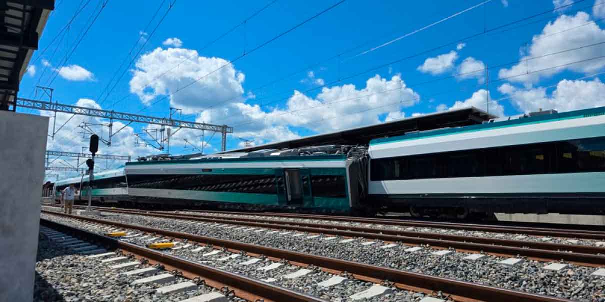 Tren Maya descarrilado