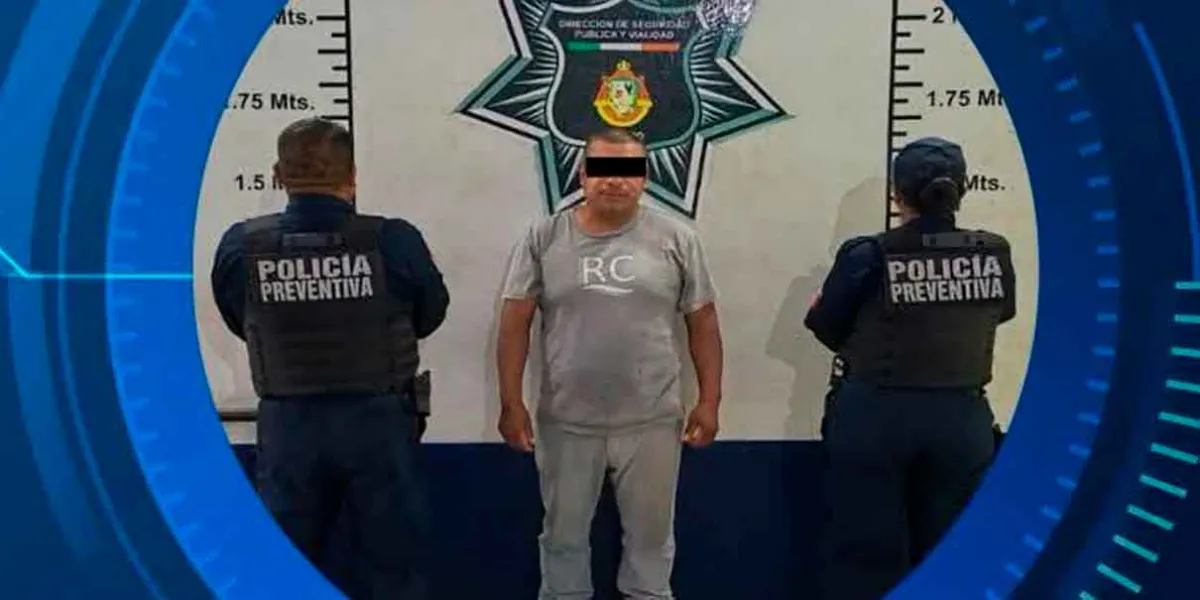 Atlixco: arrestan a sujeto por dañar auto con una piedra en Solares Grandes