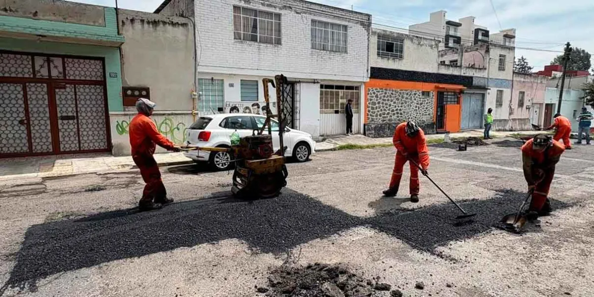 Campaña Capitalina Bacheando Puebla: prioriza atención en accesos a la ciudad