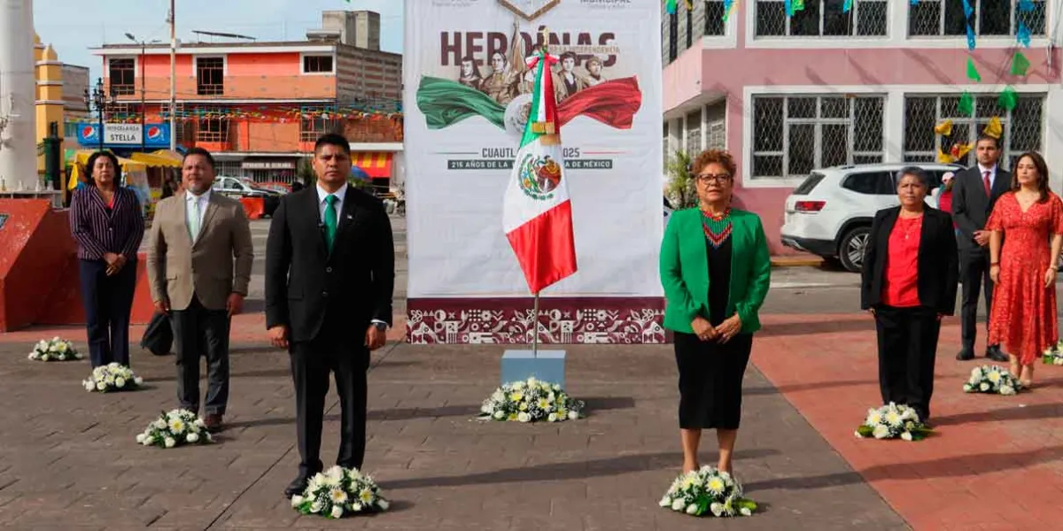 Omar Muñoz preside ceremonia conmemorativa por el inicio de la independencia de México 