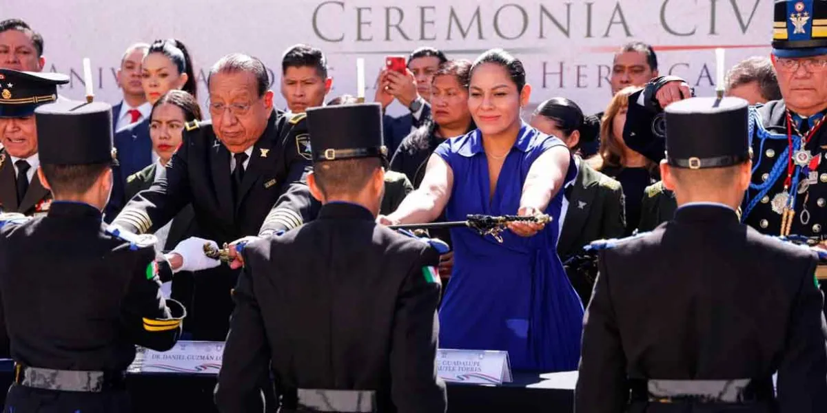 Promueve Lupita Cuautle valores cívicos en ceremonia conmemorativa por el aniversario 178° de los Niños Héroes de Chapultepec