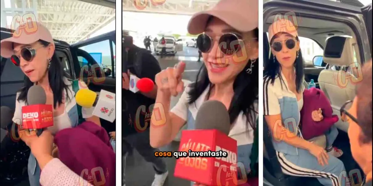 VIDEO. Susana Zabaleta enfrenta abucheos de la prensa en el AICM