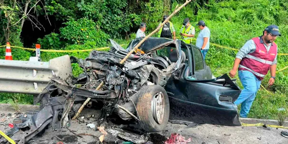 Accidente en la autopista México-Tuxpan deja tres muertos en Jalpan