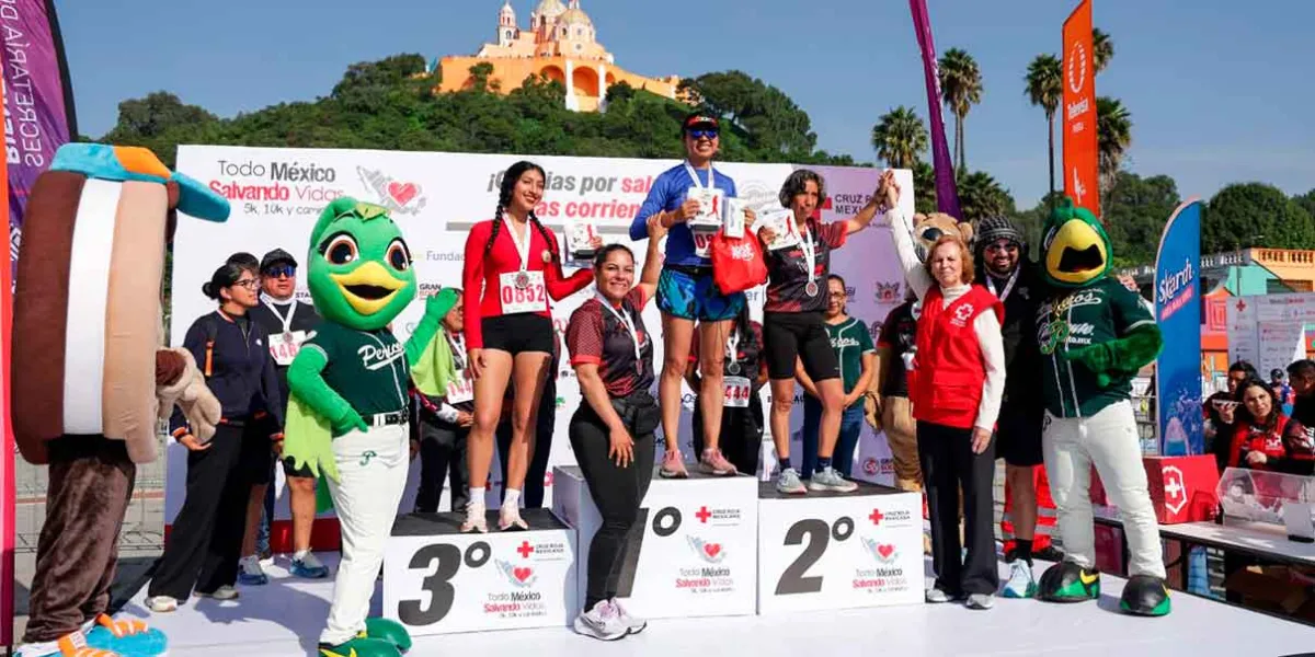 Más de mil corredores participan en la carrera “Todo México Salvando Vidas” en San Andrés Cholula