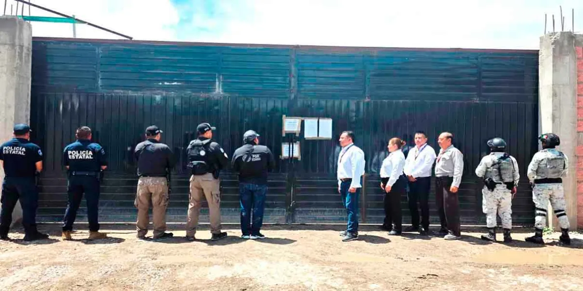Clausuran pozo ilegal en Tehuacán; era usado para venta de agua a pipas