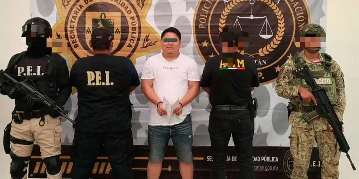 Detienen en Mérida a “El Fresa” presunto líder criminal del Cártel del Pacífico