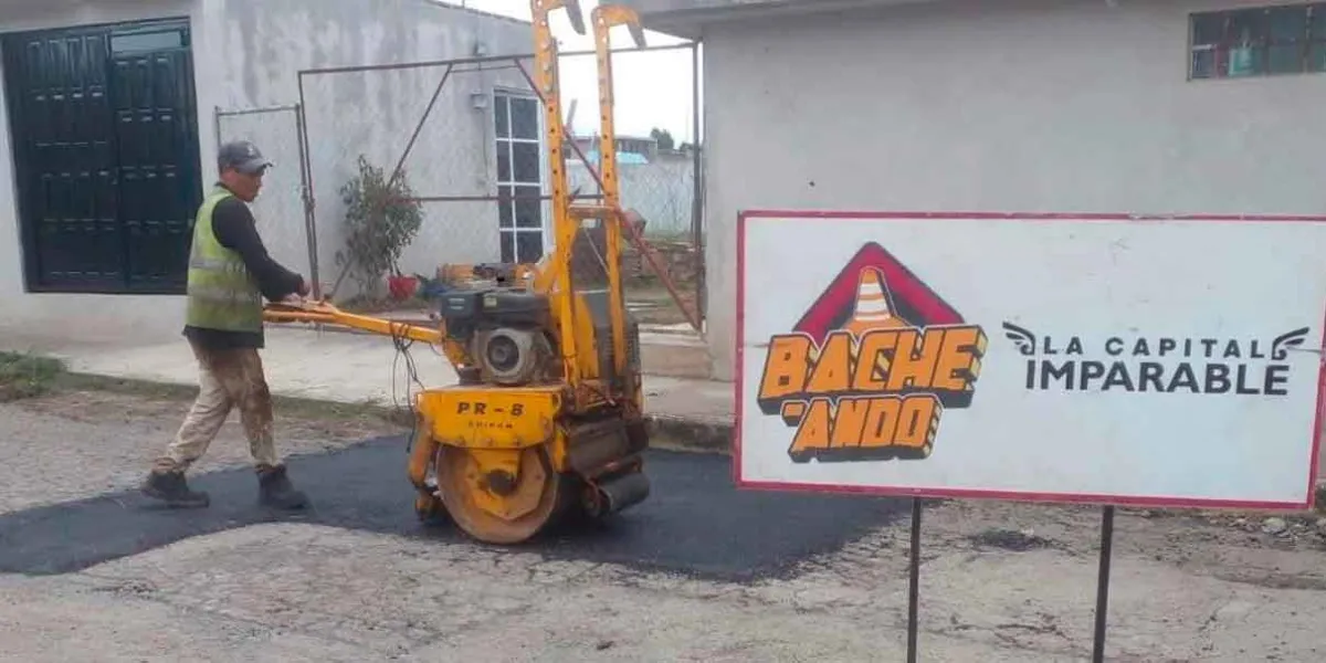 Campaña Capitalina Bacheando Puebla: estrategia de mantenimiento vial
