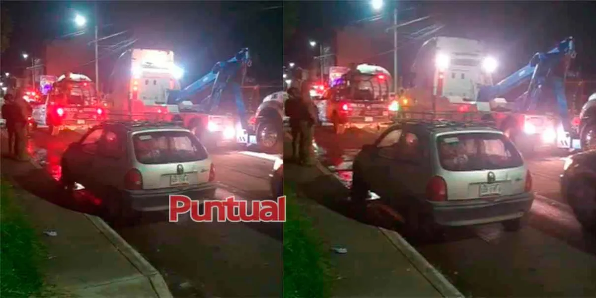 Policía asegura pipas con combustible ilícito en Texmelucan, Puebla