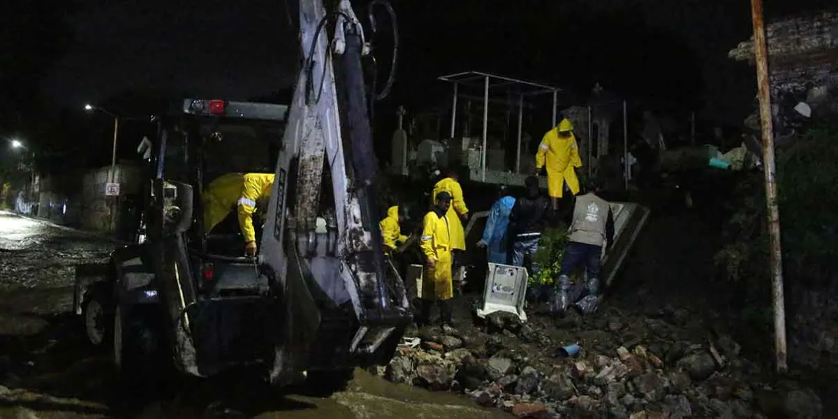 CMIC Puebla se suma a labores de auxilio en la Sierra Norte tras deslaves