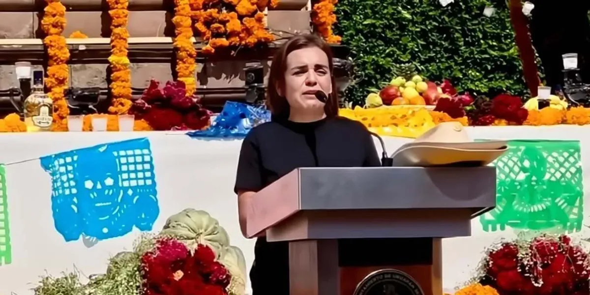 “No mataron al presidente, mataron al mejor de México”: el emotivo discurso de la viuda de Carlos Manzo
