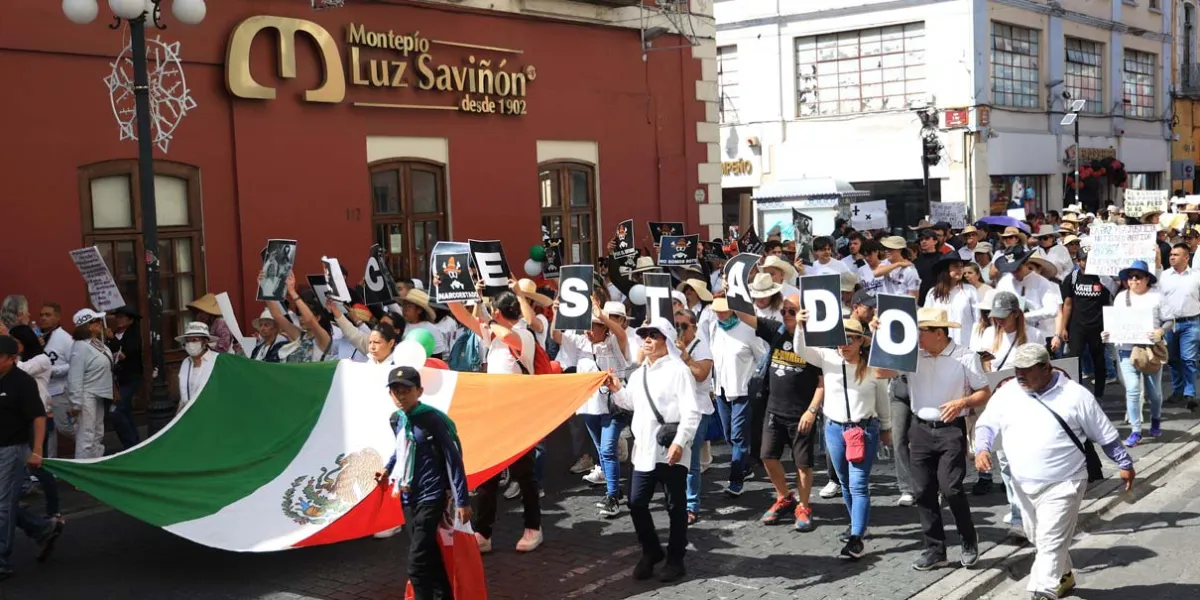 Armenta denuncia presunto plan del PAN para provocar caos en marcha y culpar al gobierno