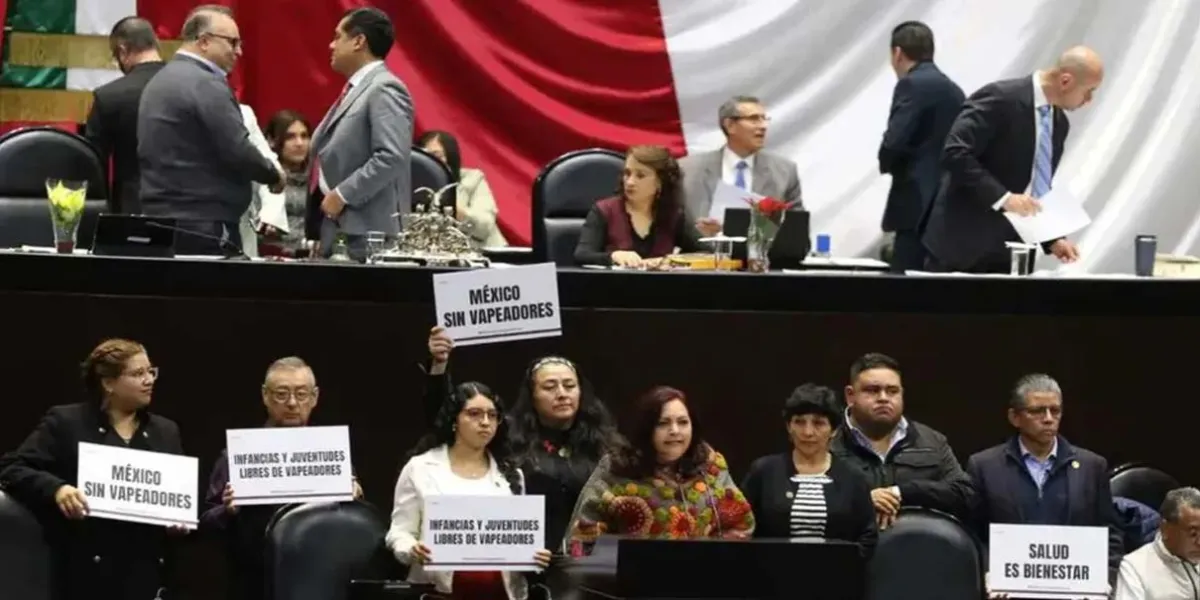 Diputados aprueban reforma para prohibir vapeadores y sancionar con hasta 8 años de cárcel