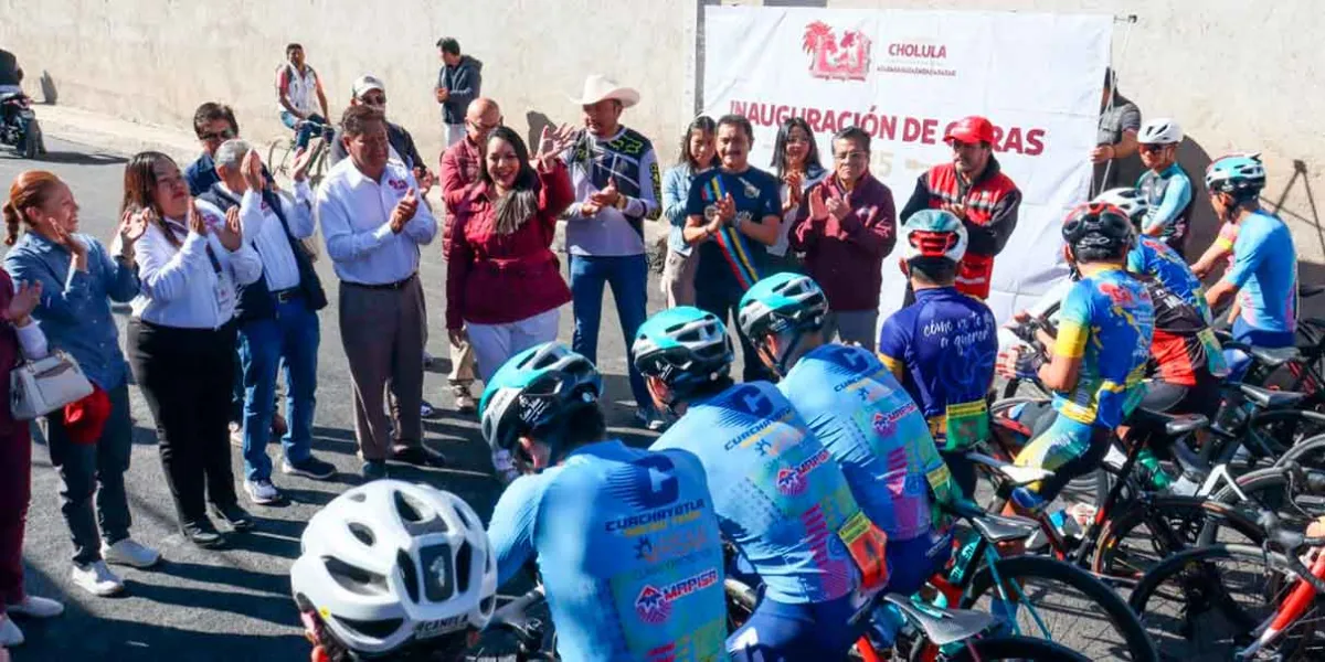 Ayuntamiento de San Pedro Cholula mejora movilidad con la rehabilitación de la calle Cholula