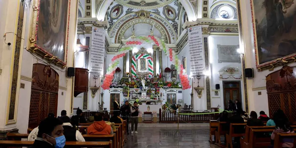Afluencia masiva en Puebla por el 494 Aniversario de la Virgen de Guadalupe y la Feria Guadalupana