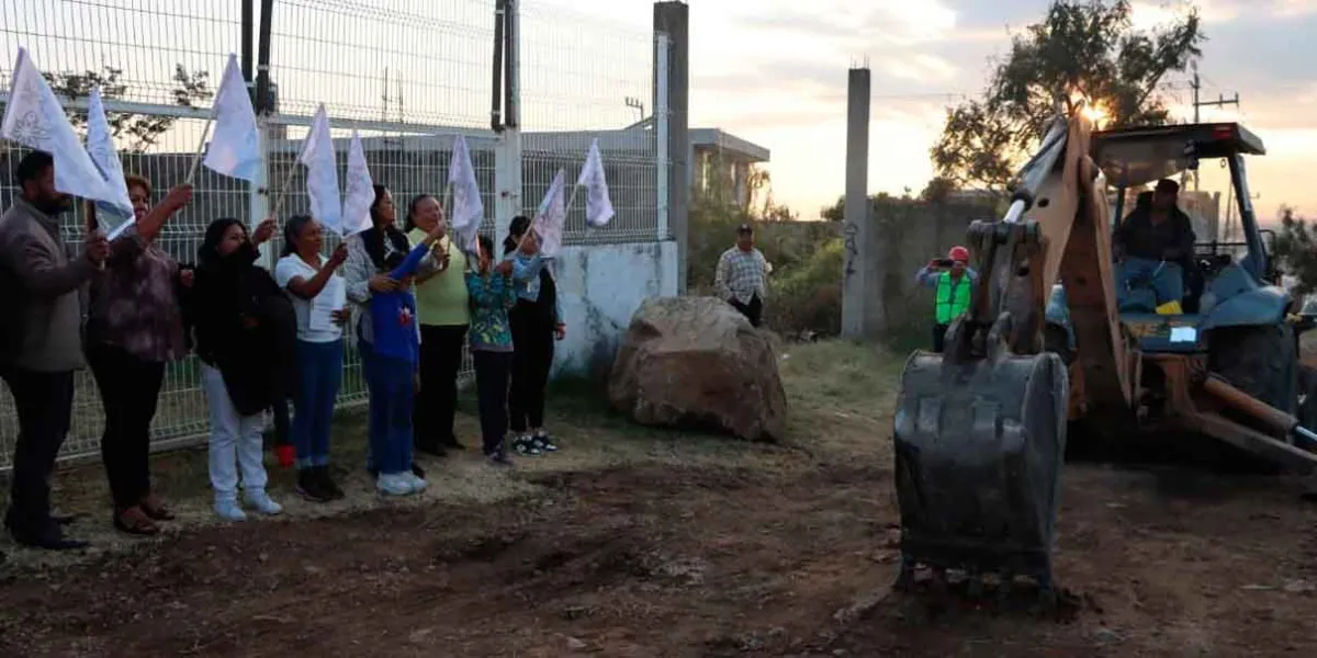 Arranca construcción tanque de almacenamiento en San Alfonso, Atlixco