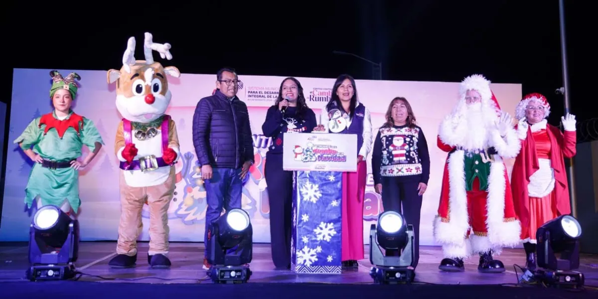 Arrancan los Encendidos Navideños en San Andrés Cholula; así celebran miles de familias