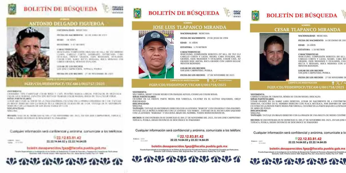Entre los ejecutados de Nopalucan fueron reconocidos dos hermanos  