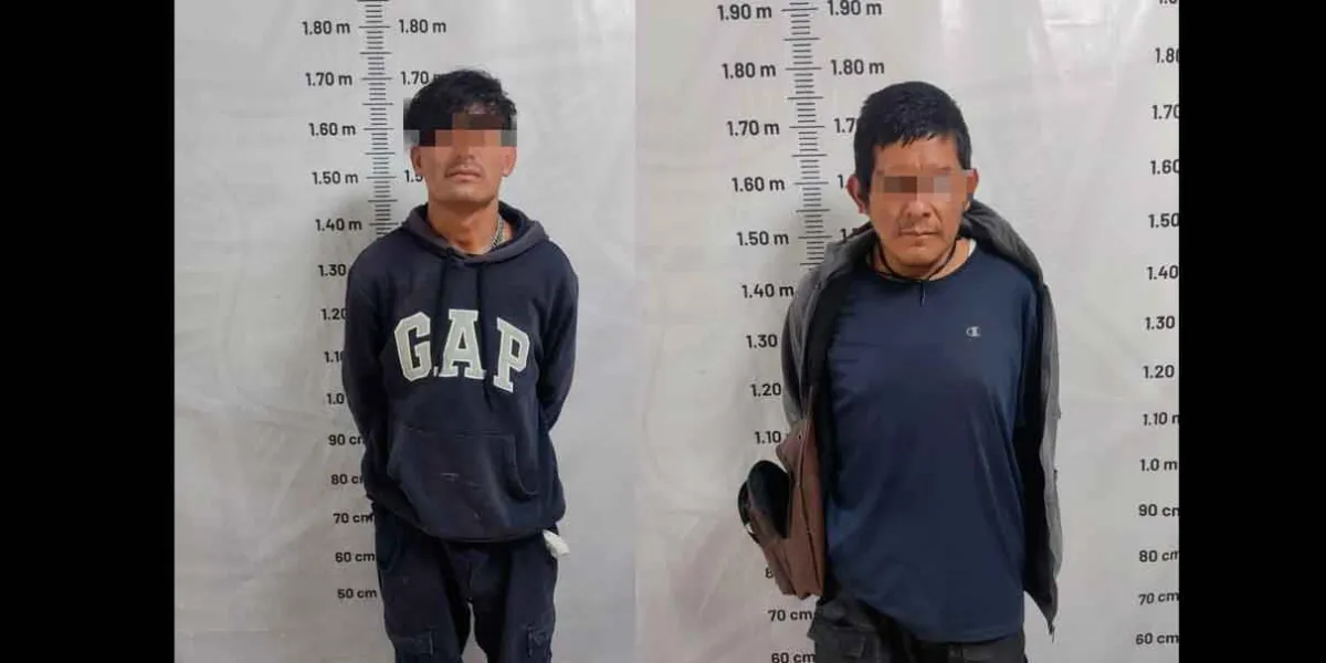 SSCyPC de Cuautlancingo detiene a dos masculinos por delitos contra la salud