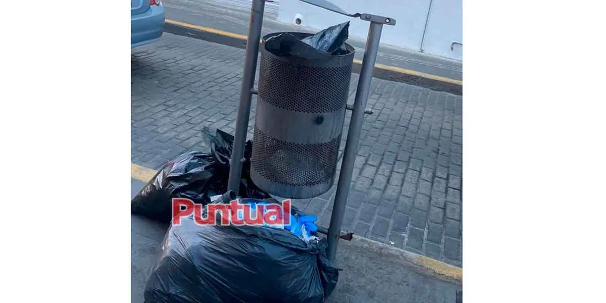 Alertan sobre desechos infecciosos tirados en calles de Texmelucan
