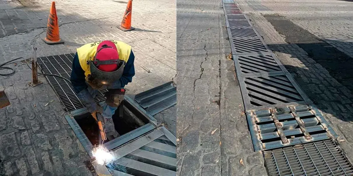 Agua de Puebla refuerza mantenimiento pluvial ante lluvias y tránsito pesado