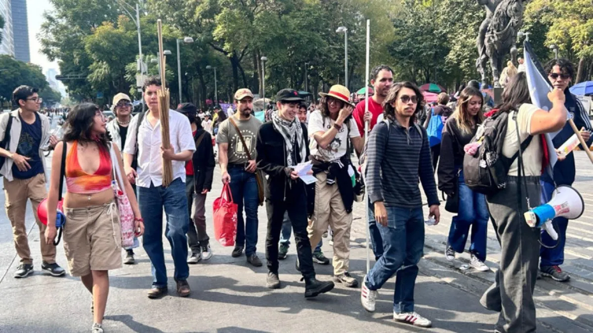 La "Generación Z" no logra gran convocatoria en la Marcha por la Paz