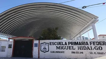Escuela Miguel Hidalgo en Texmelucan arranca ciclo escolar sin luz ni agua