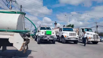 Protesta de piperos en Tehuacán: exigen pozos y devolución de unidades